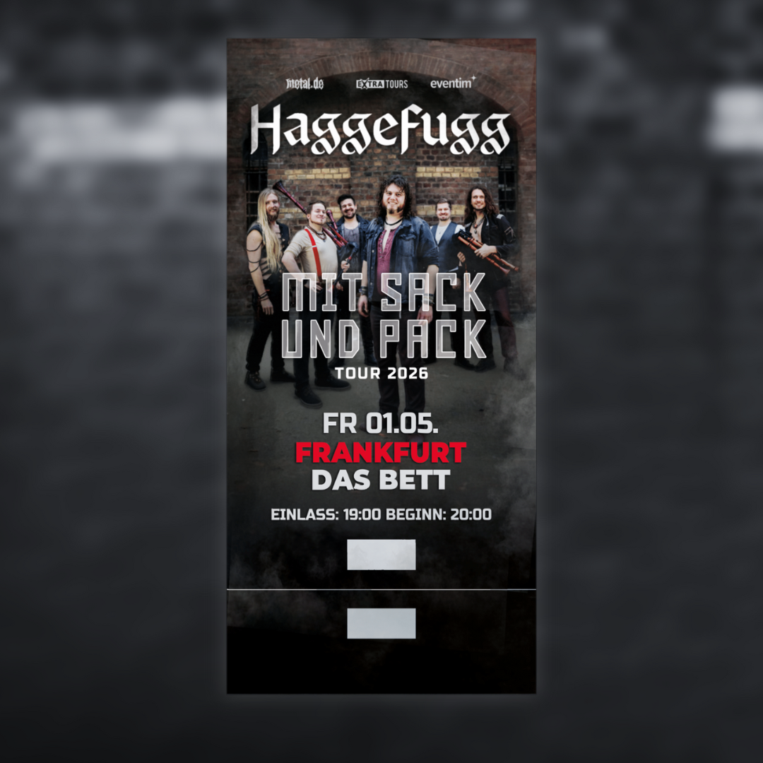 Haggefugg "Mit Sack und Pack"-Headliner-Tour: Exklusives Fan-Ticket