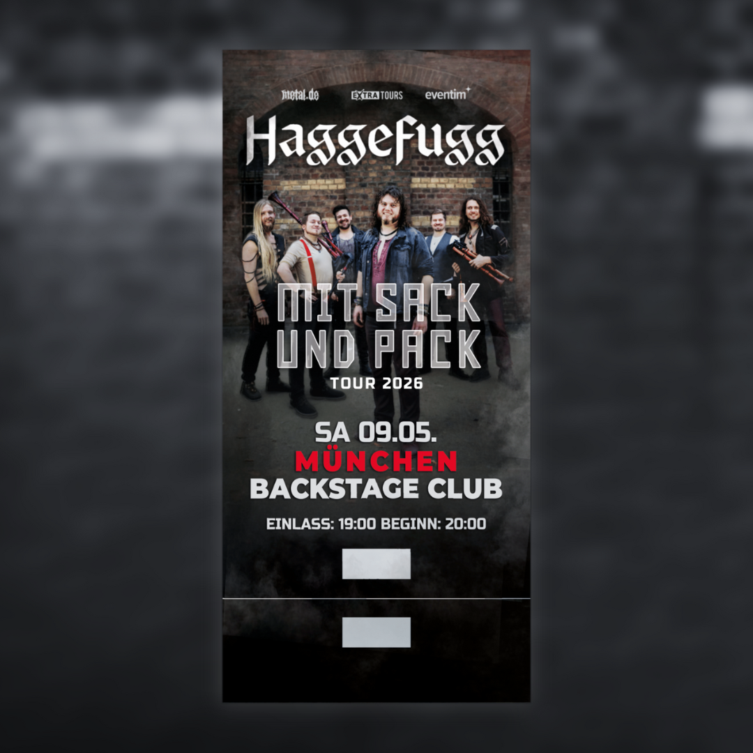 Haggefugg "Mit Sack und Pack"-Headliner-Tour: Exklusives Fan-Ticket