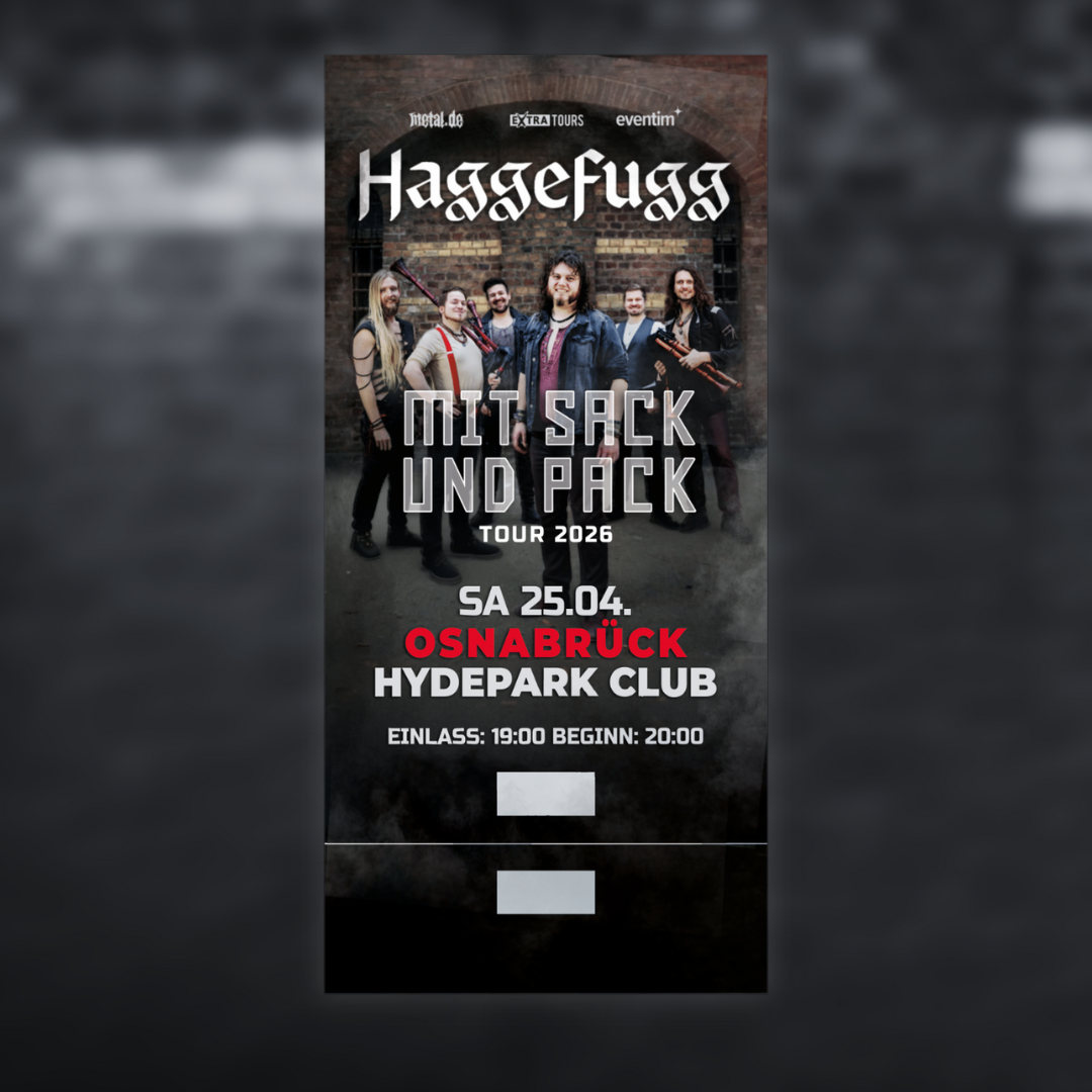 Haggefugg "Mit Sack und Pack"-Headliner-Tour: Exklusives Fan-Ticket