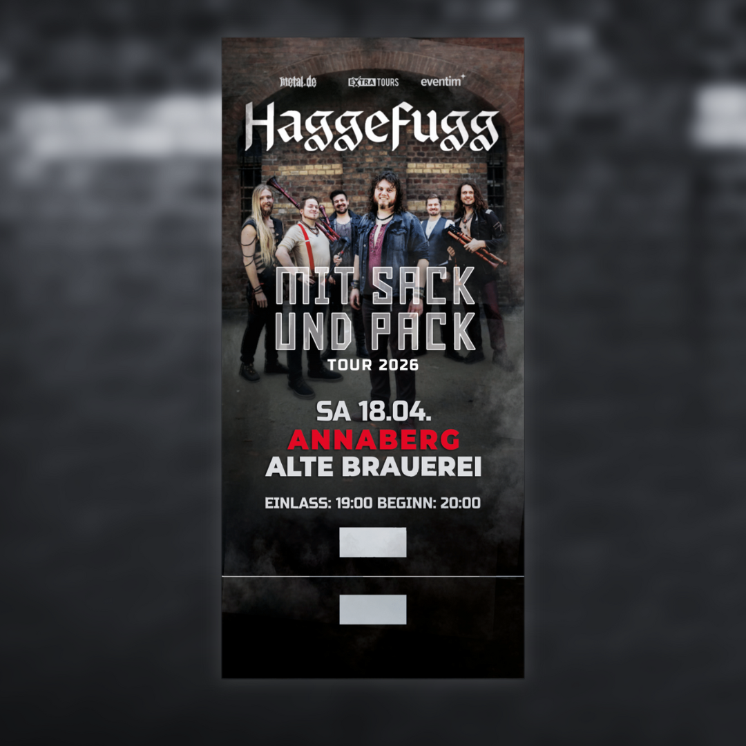 Haggefugg "Mit Sack und Pack"-Headliner-Tour: Exklusives Fan-Ticket