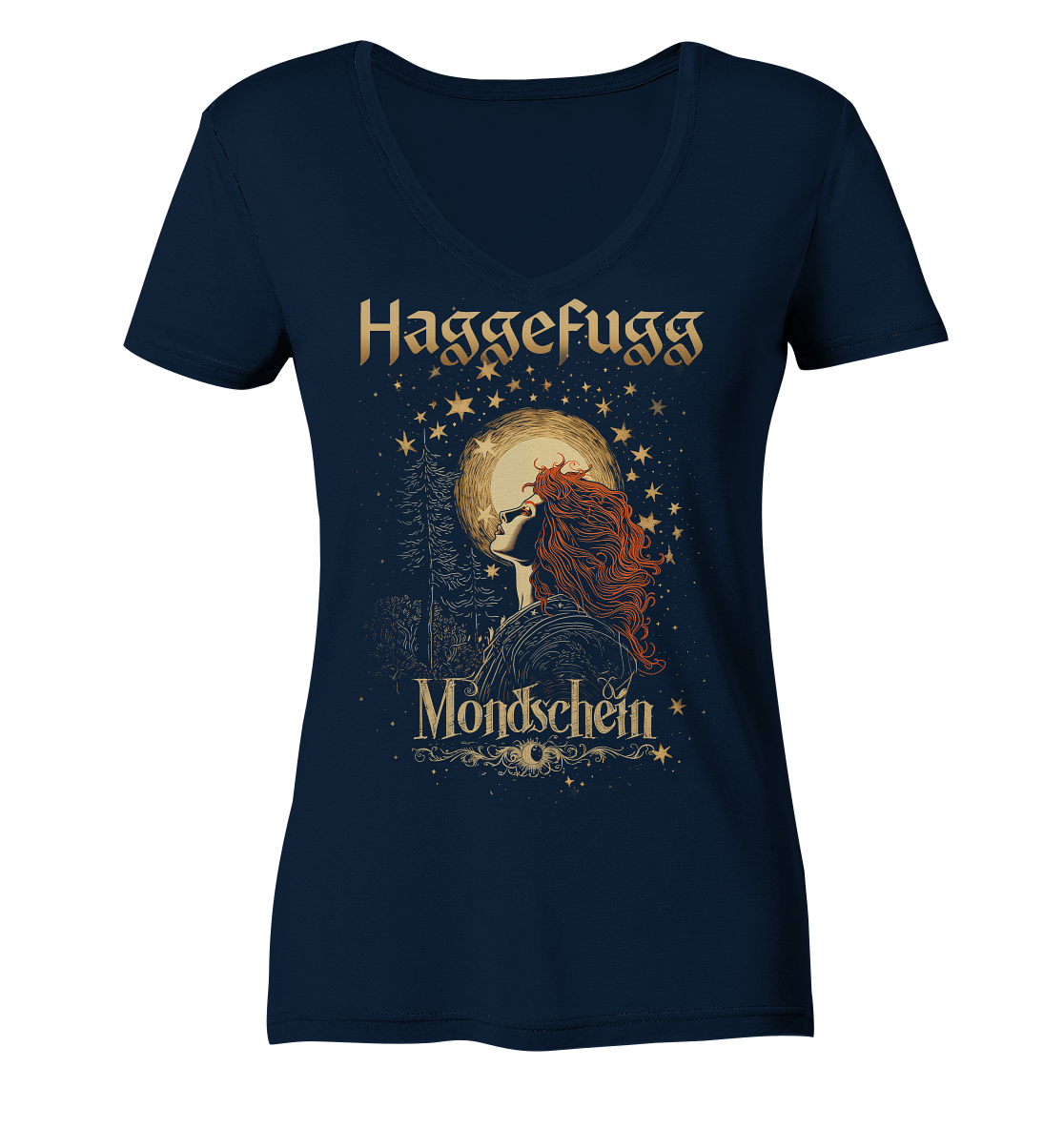 Mondschein - Ladies V-Neck Shirt