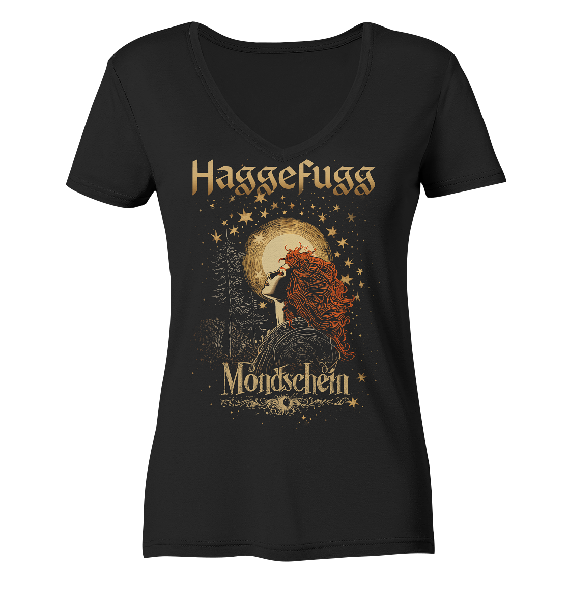 Mondschein - Ladies V-Neck Shirt